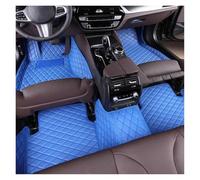 Talonnette Tapis de Sol en Similicuir PU pour BMW Série 3 F34 GT 2012-2019, antidérapant pour l'intérieur Tapis Sol Voitures(Bleu)