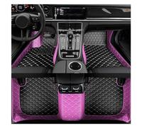 Talonnette Tapis de Sol en Similicuir PU pour BMW Série 3 F34 GT 2012-2019, antidérapant pour l'intérieur Tapis Voiture(Violet)
