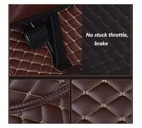 Talonnette Tapis Sol 3D Couverture intégrale pour Land pour Rover pour Discovery 5 Places 2017-2022 Accessoires intérieurs Tapis Auto(Café)