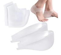 Talonnettes pour talons - Semelles invisibles pour chaussures et femmes | Coussin de talon pour augmenter la hauteur - Bonnets orthopédiques en gel de silicone, tendinit d'Achille plantaire
