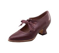 Talons compensés confortables pour femme - Vêtement décontracté élégant et polyvalent - Convient aux saisons - Parfait pour les femmes avec chaussures en cuir, Bordeaux, 39 EU