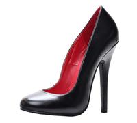 Talons Hauts de 14 cm pour Hommes et Femmes | Chaussures de Danse Noires Grande Taille pour Pole Dance, Strip-Tease, discothèque et travestisme