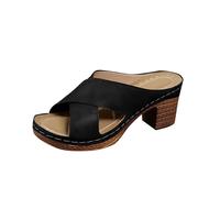 Talons Hauts Femmes Sandales Plate-Forme Chaussures Slingback Peep Toe Pantoufles Sexy Femme Mules à Talons Compensees Sandales Bout Ouvert
