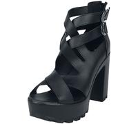 Talons hauts Gothic de Black Premium by EMP - Talons hauts à sangles - EU39 à EU41 - pour Femme - noir EU 40