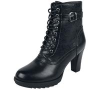 Talons hauts Gothic de Gothicana by EMP - Lace-Up Boots With Ornaments - EU37 à EU41 - pour Femme - noir EU 38