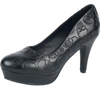 Talons hauts Gothic de Rock Rebel by EMP - Escarpins avec Crânes - EU37 à EU41 - pour Femme - noir EU 41