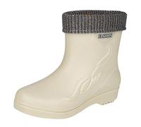 Talons Pour Femmes Habillées Noires Women's Spring Summer Autumn And Winter Short Sleeved Cotton Removable And Washable Outdoor Fashion Work Fishing Car Wash Kitchen Non Slip Bottes Talons (White, 40)