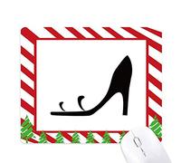 talons simples graphiques silhouette noire tapis de souris canne de noël du tapis.