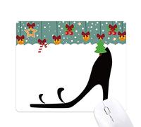 talons simples graphiques silhouette noire tapis de souris en jeu - office mat noël