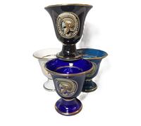 Talos Artifacts Ensemble de 4 tasses multicolores de la Coupe de Pythagore de la justice