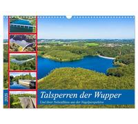Talsperren der Wupper und ihrer Nebenflüsse aus der Vogelperspektive (Wandkalender 2026 DIN A3 quer), CALVENDO Monatskalender: Luftaufnahmen von ... der Wupperbäche und Flüße im Bergischen Land.