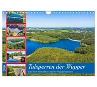 Talsperren der Wupper und ihrer Nebenflüsse aus der Vogelperspektive (Wandkalender 2026 DIN A4 quer), CALVENDO Monatskalender: Luftaufnahmen von ... der Wupperbäche und Flüße im Bergischen Land.