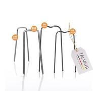 Talvani Lot de 300 épingles à paille romaines de qualité supérieure - Pour couronnes et fournitures florales - 7 mm x 25 mm - 10 mm x 30 mm - 17 mm x 35 mm - 17 mm x 50 mm