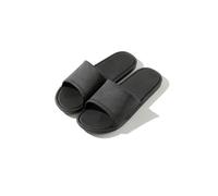 TALWHAH Chaussons Comfortable Men's and Women's Unisex Indoor Lightweight Bathroom Sandals for Home Use pour femmes et hommes(Black,41 EU)