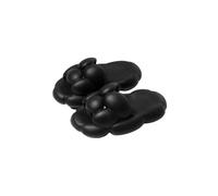 TALWHAH Chaussons Thick-Soled Custom Women's Sandal Slippers - Indoor/Outdoor Comfort Home Footwear pour femmes et hommes(Black,40 EU)