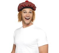 Tam-O-Shanter Chapeau Tartan Écossais Nuit Brûlée Accessoire Déguisement
