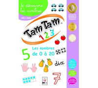 Tam Tam 1,2,3 - Je découvre les nombres - Coffret