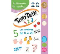 Tam Tam 1,2,3 - Je découvre les nombres - Coffret - Le meilleur documentaire du monde - Frédérique Costantini - Ab Ludis Eds - Jeux livres objets