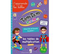 Tam Tam Multimax - Les tables de multiplication - niv 2 - Cherche et Trouve la Paire !