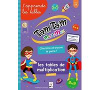 Tam Tam Multimax - Les tables de multiplication - niv 2 - Cherche et Trouve la Paire ! - Frédérique Costantini - Ab Ludis Eds - broché - Scolaire / Universitaire