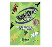 AB Ludis Jeu de cartes Tam Tam Safari CP Niveau 1 - Dès 6 ans - Jeu de lecture et de rapidité