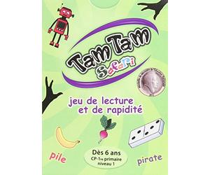 Tam Tam Safari - Jeu de lecture et de rapidité: Dès 6ans CP-1re primaire niveau 1