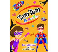 AB Ludis Jeu de société Tam Tam Superplus – Additions a+b, calcul mental, rapidité – 7 ans+