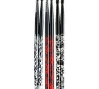 TAMA 5A Lot de 3 baguettes 5A-FB-S 5A-FB-R 5A-S-BS Rouge/argenté
