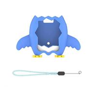 Tama Gotchi Paradise Case Coque de protection complète à 360 degrés étanche en silicone pour Tama Gotchi Paradise (bleu foncé)