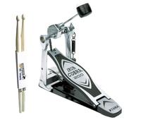 Tama HP200P Iron Cobra Pédale simple avec baguettes Keepdrum 1 paire
