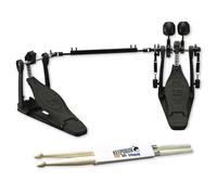 Tama HP600DTWMB Double pédale Iron Cobra édition limitée avec baguettes Keepdrum