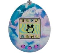BANDAI Tamagotchi 42948NBNP Original Gén 2 - Coque au Motif Ciel avec chaîne - L’Animal de Compagnie virtuel Original Bleu