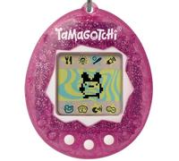 TAMAGOTCHI Bandai Original Pink Glitter Shell Original Cyber Pet 90s Jouet pour Adultes et Enfants avec chaîne | Les Animaux virtuels rétro sont d'excellents Jouets pour garçons et Filles ou Cadeaux