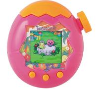 Tamagotchi Paradise Orange Tropics - Animal Virtuel à élever - Tamagotchi avec molette de Zoom - Jouet Interactif en français - Modèle Rose Jungle Tropicale - Jouet Enfant 6 Ans et + - Bandai - 43425