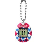 Bandai – Tamagotchi Original Argyle Heart – Animal interactif, écran LCD, motif carreaux cœurs