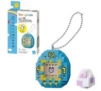 Tamagotchi Original Bleu Nanoblock - Figurine Miniature à Construire | 220 micro-briques, Tamagotchi de première génération officiel, bleu, activité créative dès 12 ans - NBCC238