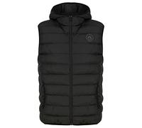 Tamaki Quilted Puffer Gilet with Hood in Jet Black - Tokyo Laundry - L