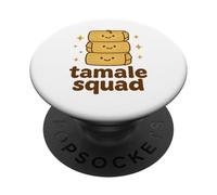 Tamale Squad - Fan de cuisine mexicain amusant Tamale PopSockets PopGrip Adhésif