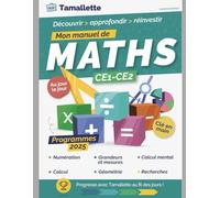 TAMALLETTE MATHÉMATIQUES - CE1/CE2 - NOIR ET BLANC