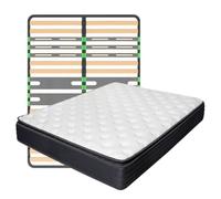 TAMAR - Pack Matelas ressorts ensachés + AltoZone 140x190cm -