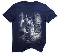 Tamara and The Demon Dark Romantic Gothic Tee (3XL, Navy)
