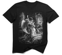 Tamara and The Demon Gothic Romantic Art Tee (M, Black)