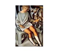 Tamara De Lempicka Poster 2001 (2) sur toile Décoration murale pour salon, chambre à coucher, 20 x 30 cm