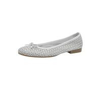 Tamaris 1-22116-41 Ballerines pour Femme Blanc Structure 38 EU, Structure Blanche., 38 EU