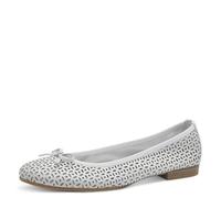 Tamaris 1-22116-41 Ballerines pour Femme Blanc Structure 39 EU, Structure Blanche., 39 EU