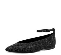 Tamaris 1-22162-45 Ballerines à Sangle pour Femme Noir uni Taille 40 EU, Noir uni, 40 EU