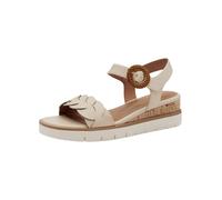 Tamaris Sandales compensées pour femme 1-28258-44 Ivory, 41 EU, ecru, 41 EU