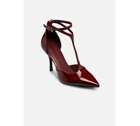 Tamaris Escarpins à Talon Aiguille pour Femme Rouge (Merlot Patent), 37