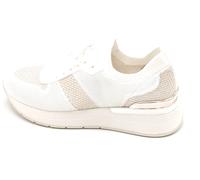 Tamaris 23712-20 Sneaker En Tissu Blanc Rose Semelle En Caoutchouc, 38 EU
