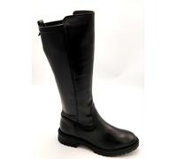 Tamaris 25605 Bottes Cuir Noir Fermeture Éclair Talon 3cm Semelle Caoutchouc 6/7